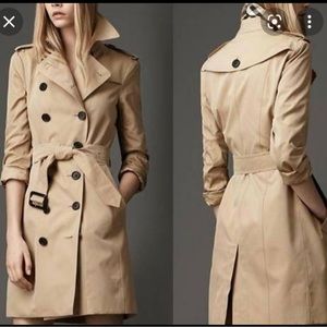 Burberry Sandringham Trench Coat Beige US4